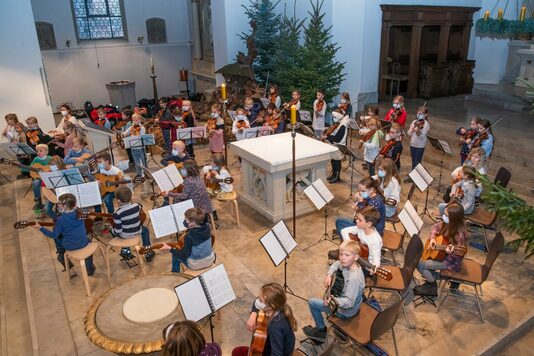 die beiden Orchester